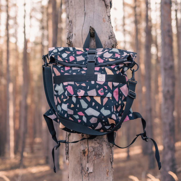 Variálható táska PRO - SOFTSHELL terrazzo