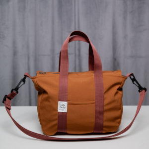 Nagy kézitáska - SOFTSHELL karamell