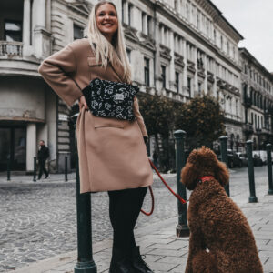 Cross body bag, mini övtáska - SOFTSHELL LSB x neverjustadog