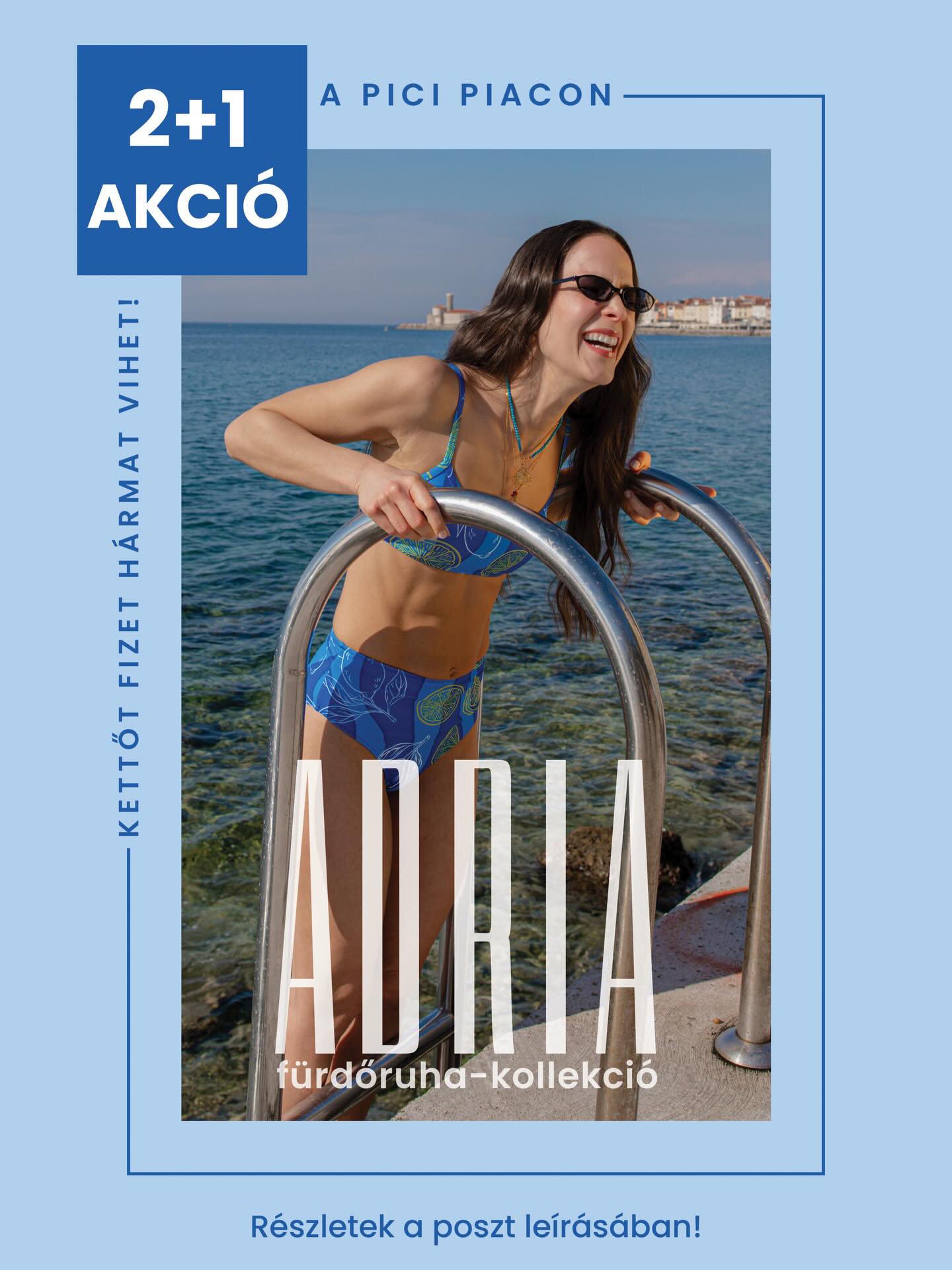 👙 2 + 1 AKCIÓ » Vásárolj július 12-én a @picipiac vásáron 3 darab fürdőruhát a Lilla Sellei Bags standjánál az ADRIA kollekcióból, és a legolcsóbbat ajándékba adjuk! 🎒 És itt nem érnek véget a meglepetések! A 2+1 AKCIÓBAN fürdőruhát vásárlókat emellett megajándékozunk egy, július 12. és augusztus 31. között leadott rendelés, vásárlás során beváltható, egy táskára 10% kedvezményt biztosító kuponnal! 
Készülj fel velünk a nyárra, szerezd be a fürdőruhákkal passzoló repülős hátizsákodat, városnéző koktéltáskádat és strandolós vászontatyódat is!
⚡️ Ezen a napon, sokak örömére turis dobozzal is készülünk, ahol igazán kedvező áron válogathattok majd különleges darabok között! /// #picipiac #summersale #designersale